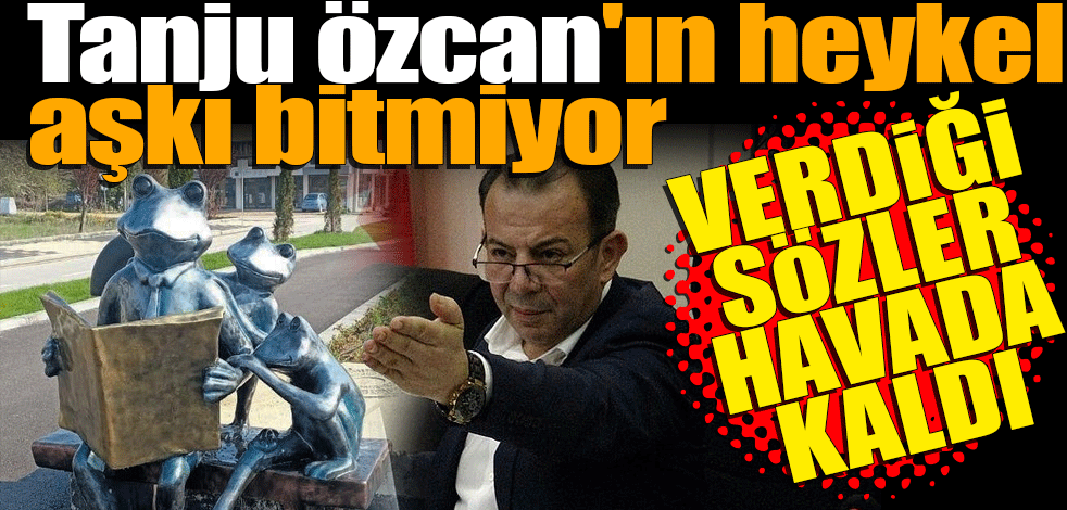 Heykele tapan başkan!