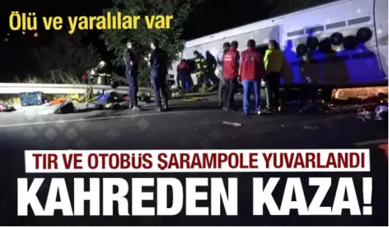 Kahreden kaza haberi!