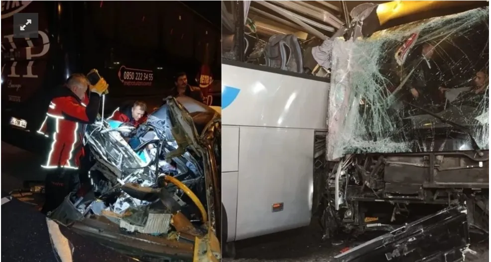 Kayseri’de 2 kişinin ölümüne sebep olan feci kaza