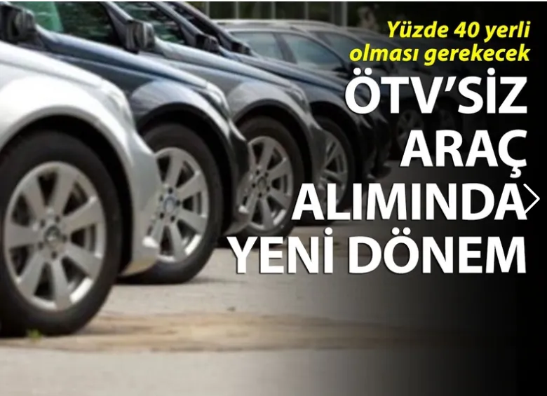 Engellilerin ÖTV