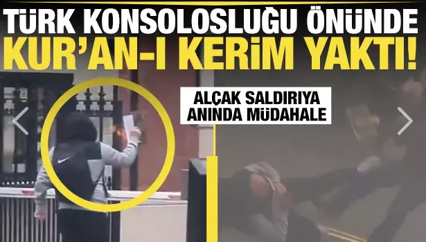 Türk Konsolosluğu önünde Kur