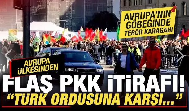 Bir ülkeden PKK itirafı! Avrupa
