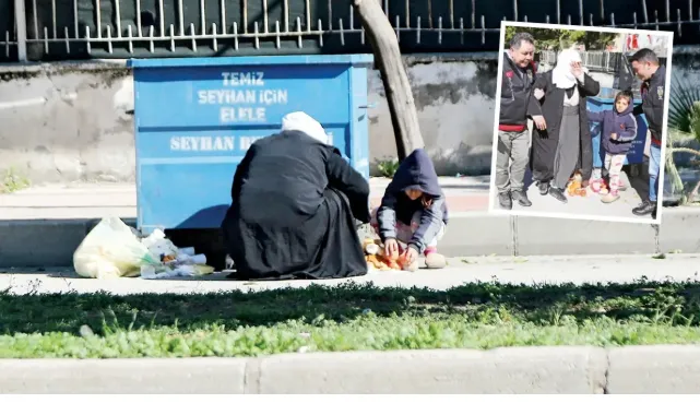 Çocuğunu dilendiren anneye polis engeli