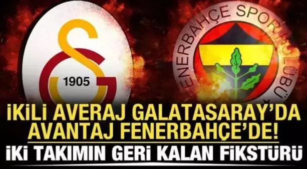 İkili averaj Galatasaray