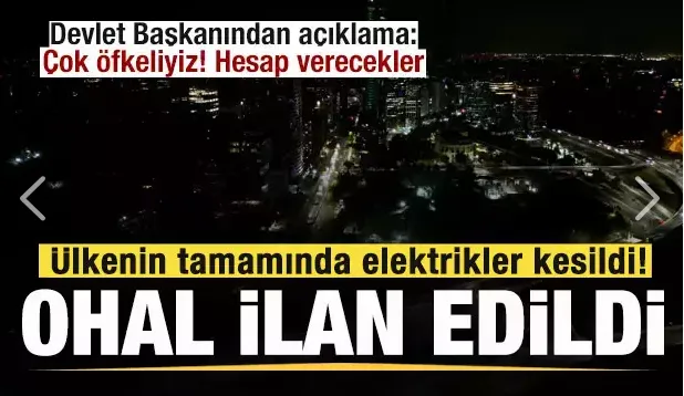 Devlet Başkanı: Hesap verecekler! OHAL ilan edildi