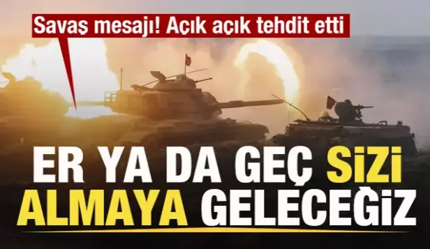 Savaş mesajı! Çin