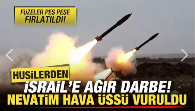Husilerden İsrail