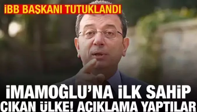İmamoğlu tutuklandı! Almanya ve Avrupa Konseyi