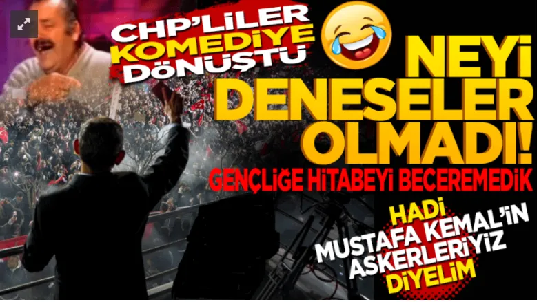 Gençliğe hitabeyi beceremedik, Hadi Mustafa Kemal’in askerleriyiz diyelim!