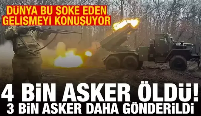 4 bin asker öldü! Kuzey Kore, Rusya