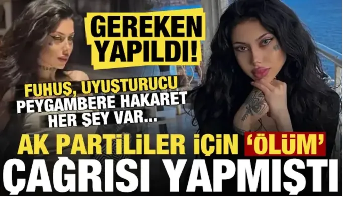 AK Partililer için ölüm çağrısı yapmıştı, gereken yapıldı! Fuhuş, uyuşturucu her şey var..