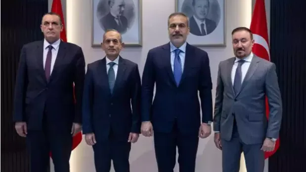 Bakan Fidan, Irak Türkmen Cephesi Başkanı Turan