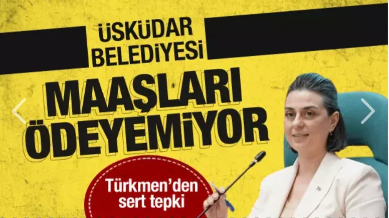 Üsküdar Belediyesi maaşları ödeyemiyor