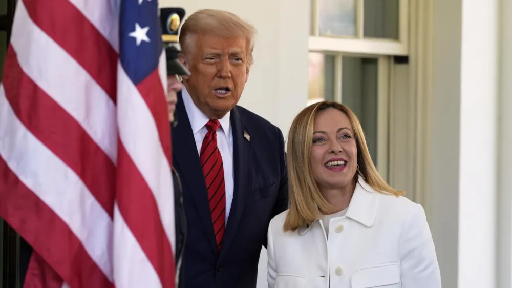 İtalya Başbakanı Meloni Beyaz Saray’da! Trump