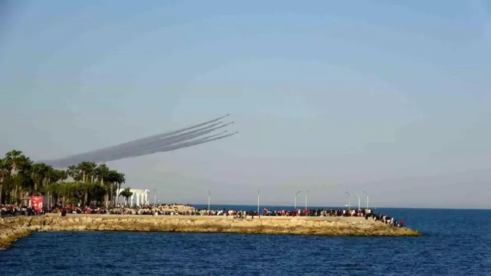 Türk Yıldızları Mersin Semalarında Nefes Kesen Prova Yaptı!