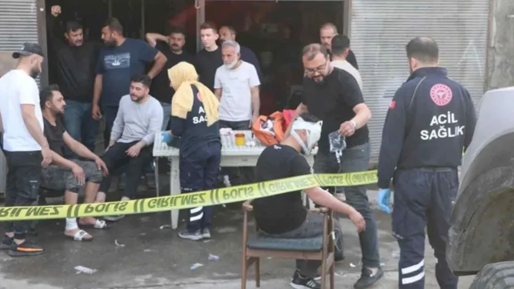 LPG istasyonunda korkunç olay! Yaralılar Var...