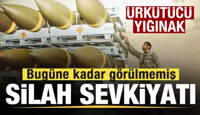 Ürkütücü silah yığınağ! Bugüne kadar görülmemiş çapta sevikiyat
