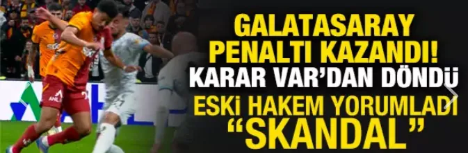 Galatasaray penaltı kazandı! Karar VAR