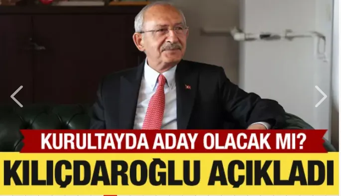 Kemal Kılıçdaroğlu açıkladı: