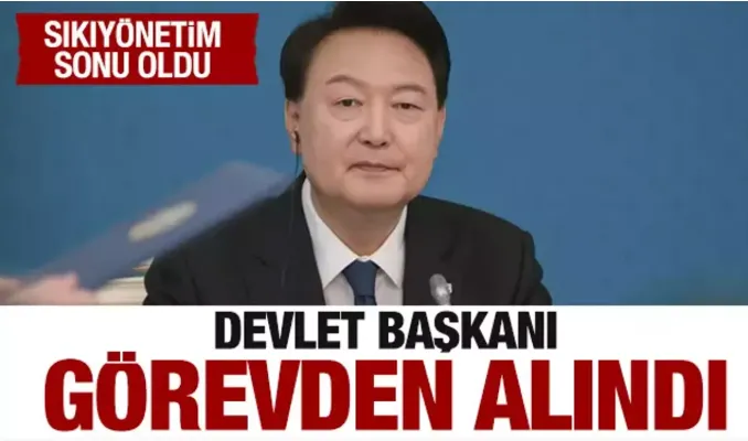 Devlet başkanı görevden alındı! Sıkıyönetim sonu oldu
