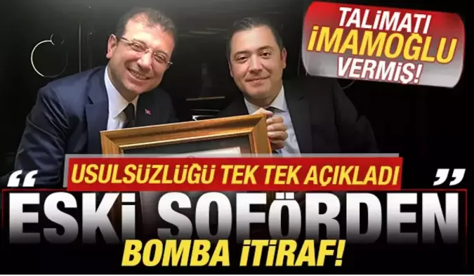 Eski şoförden bomba para çantası itirafı! Tek tek açıkladı! Talimatı İmamoğlu vermiş