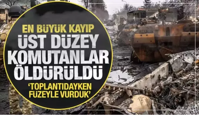 Üst düzey komutanlar öldürüldü! En büyük kayıp: Toplantıdayken füzeyle vurduk