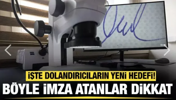 Böyle imza atanlar dikkat: Dolandırıcıların hedefinde siz varsınız!