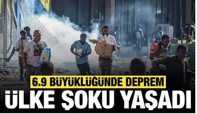  6.9 ile sallandı! Tsunami uyarısı