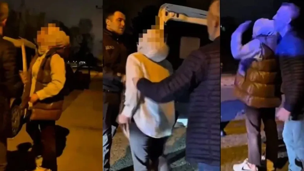 Alkollü kadın polisleri böyle tehdit etti 