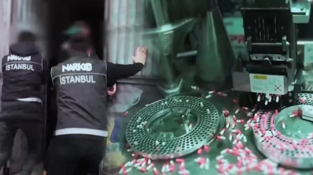 Dev uyuşturucu operasyonu! 7 milyon 150 bin adet hap ele geçirildi....
