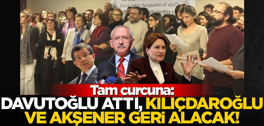 Davutoglu atti, Kiliçdaroglu ve Aksener geri alacak!